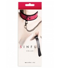 НАШИЙНИК SINFUL PINK ОТ SEXMAG.BG